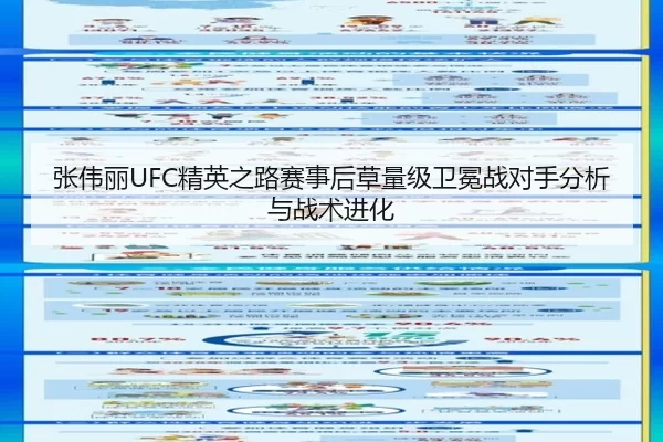 张伟丽UFC精英之路赛事后草量级卫冕战对手分析与战术进化